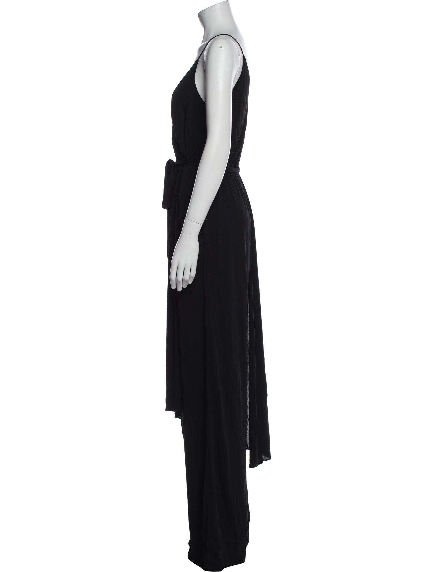 Halston Plunge Neckline Jumpsuit w/ Tags