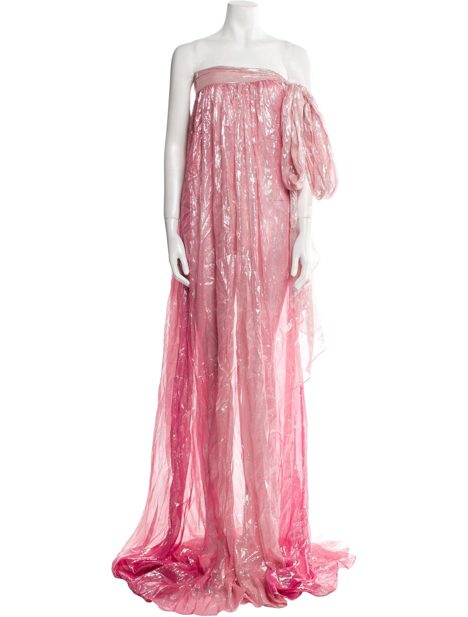 Halston Silk Long Dress