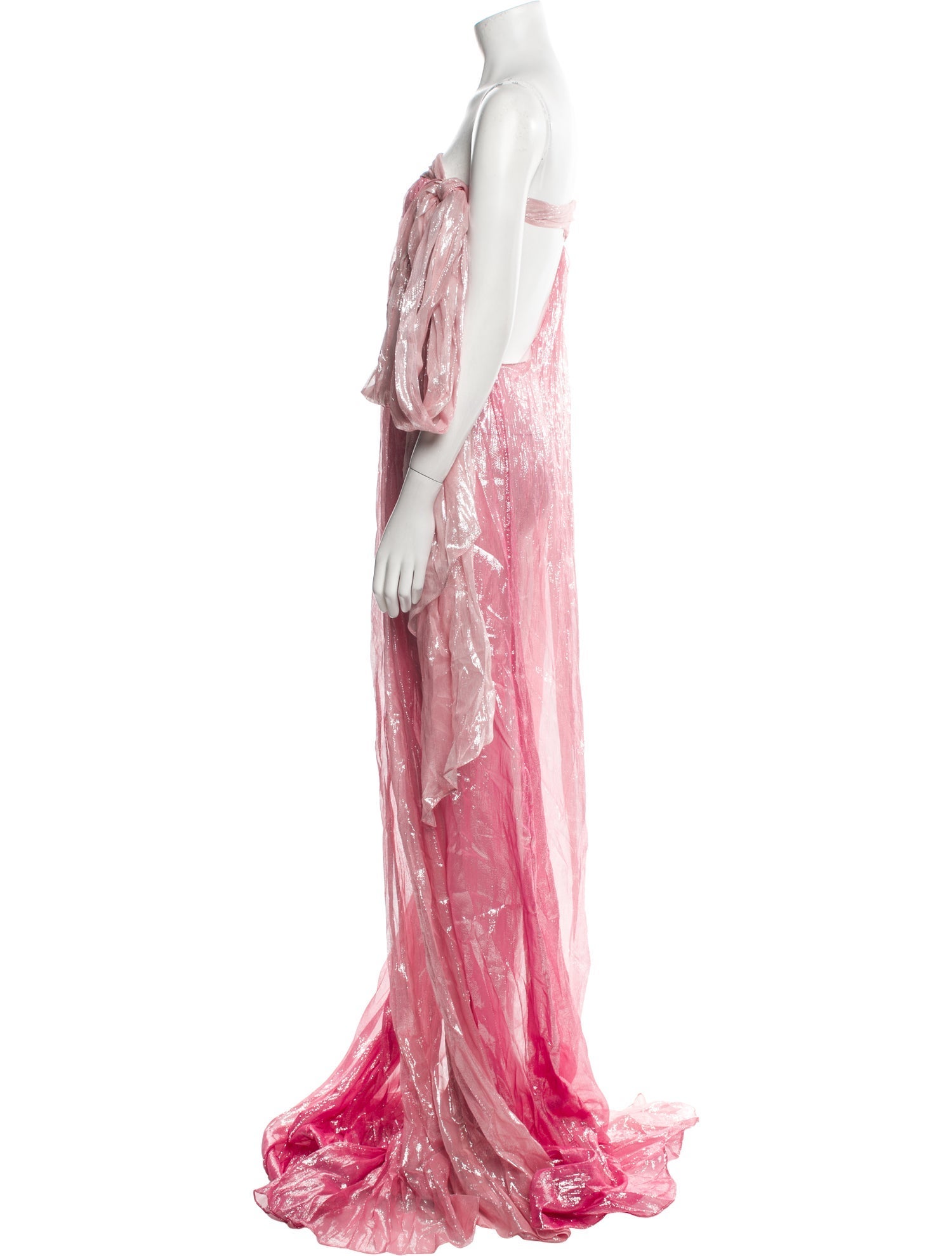 Halston Silk Long Dress