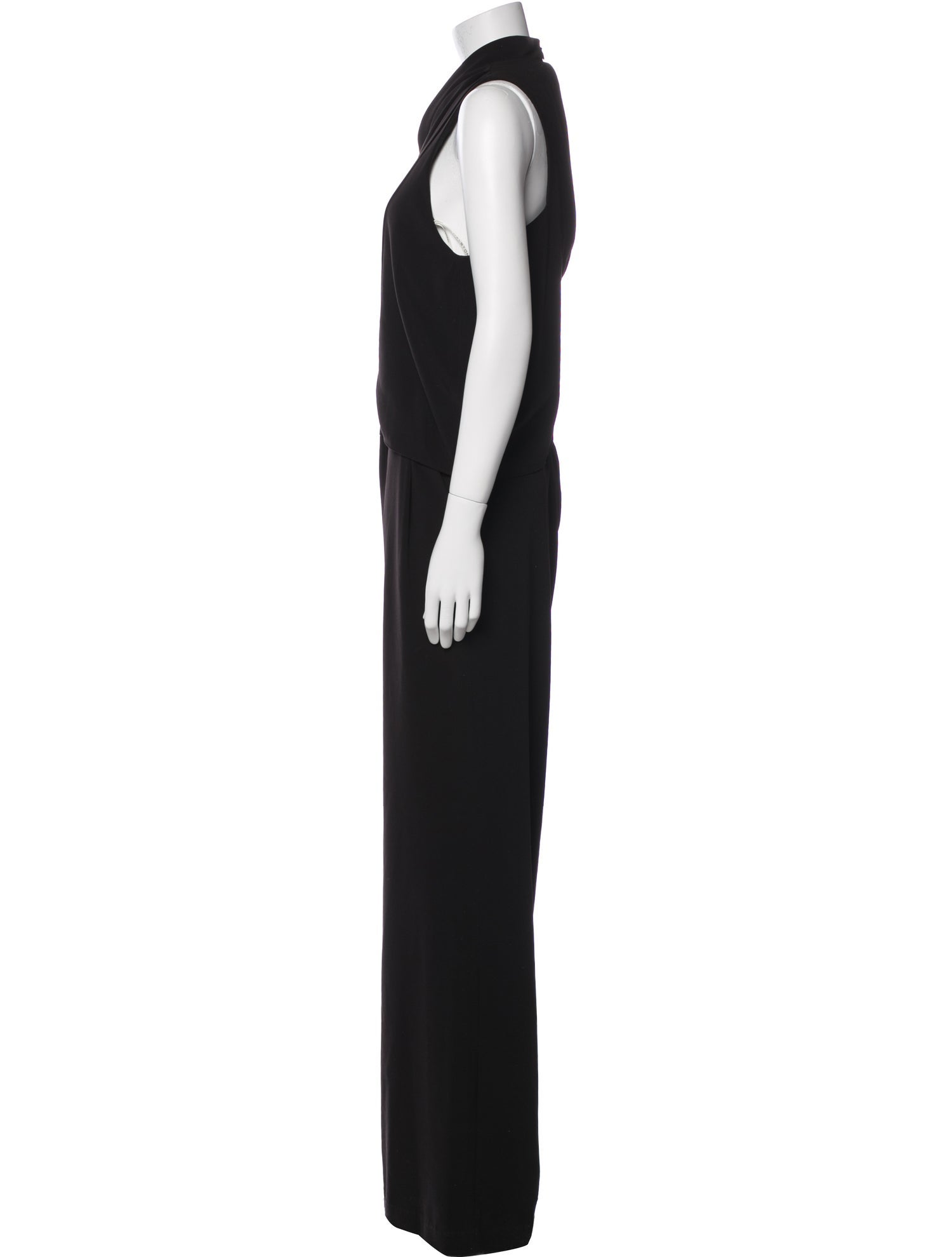 Halston Cowl Neck Jumpsuit