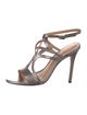 Halston Leather Sandals