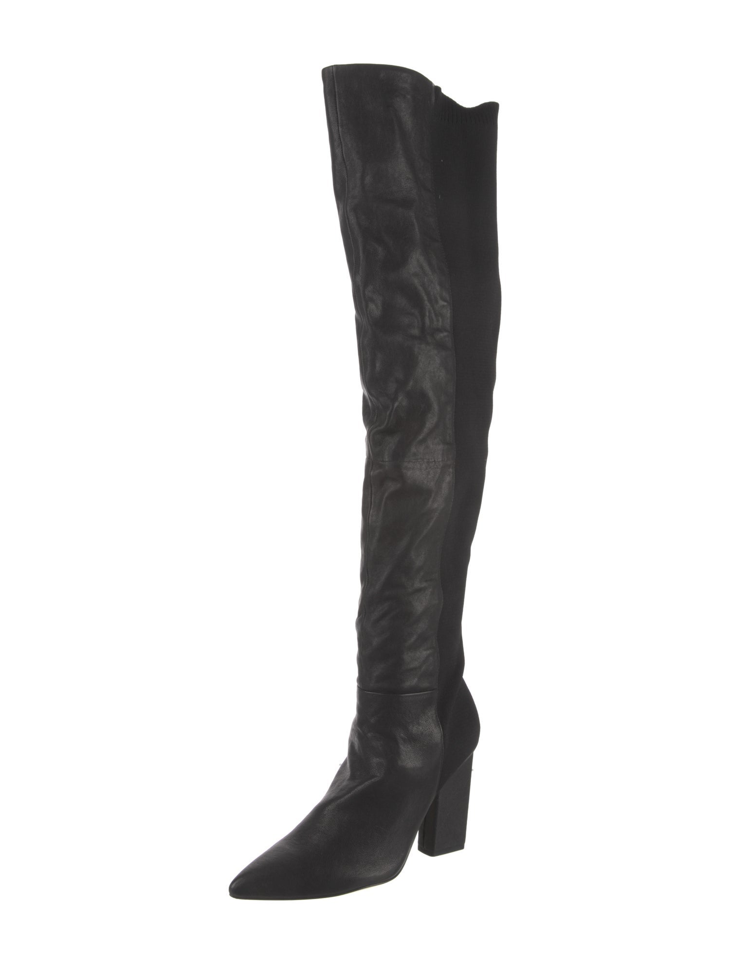 Halston Leather Boots