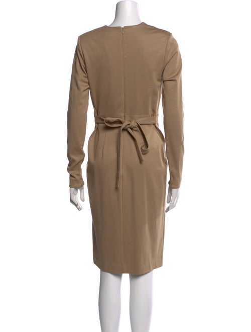 Halston V-Neck Knee-Length Dress