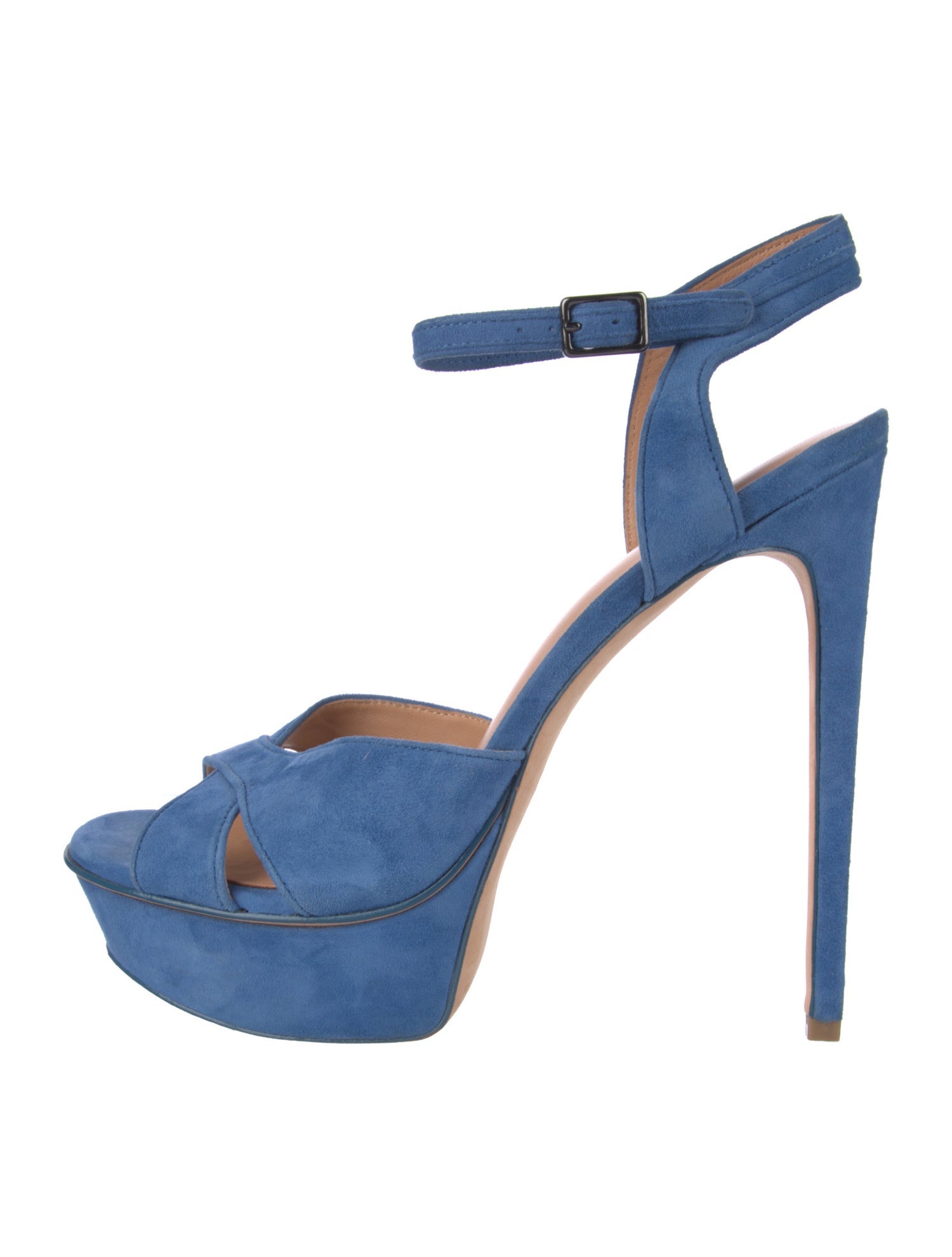 Halston Suede Sandals