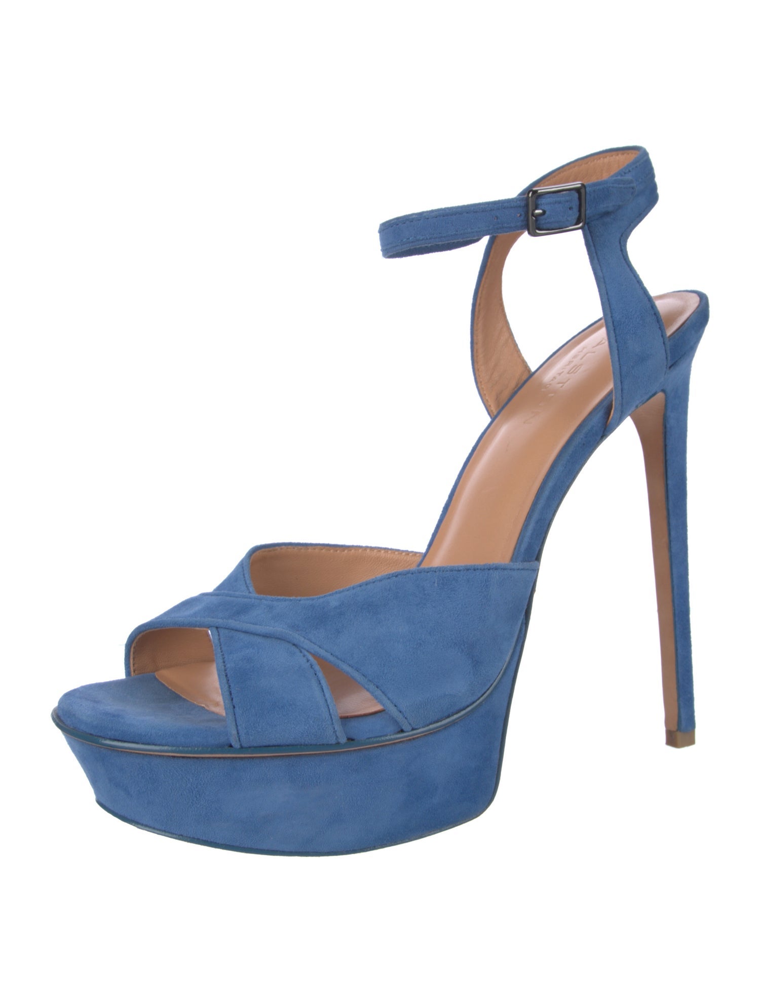 Halston Suede Sandals