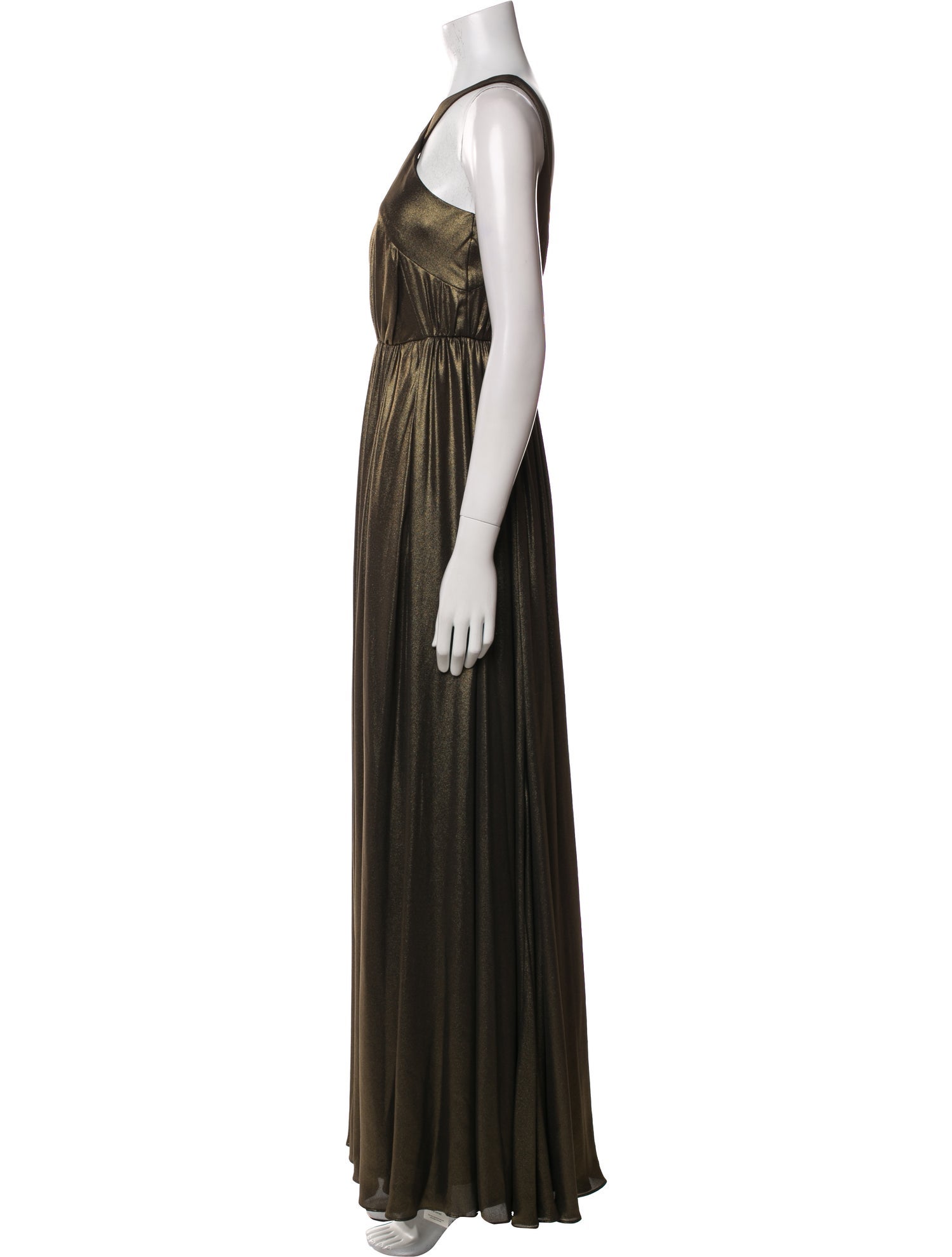 Halston Halterneck Long Dress w/ Tags