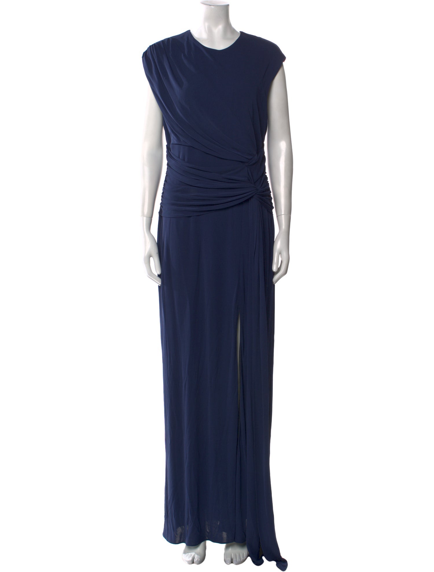 Halston Crew Neck Long Dress w/ Tags