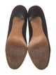 Halston Suede Colorblock Pattern Pumps