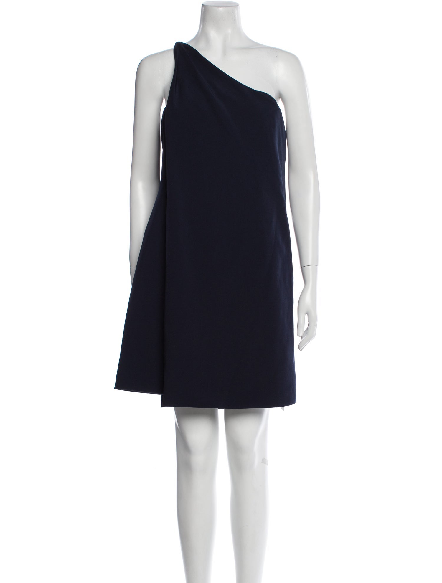 Halston One-Shoulder Mini Dress w/ Tags