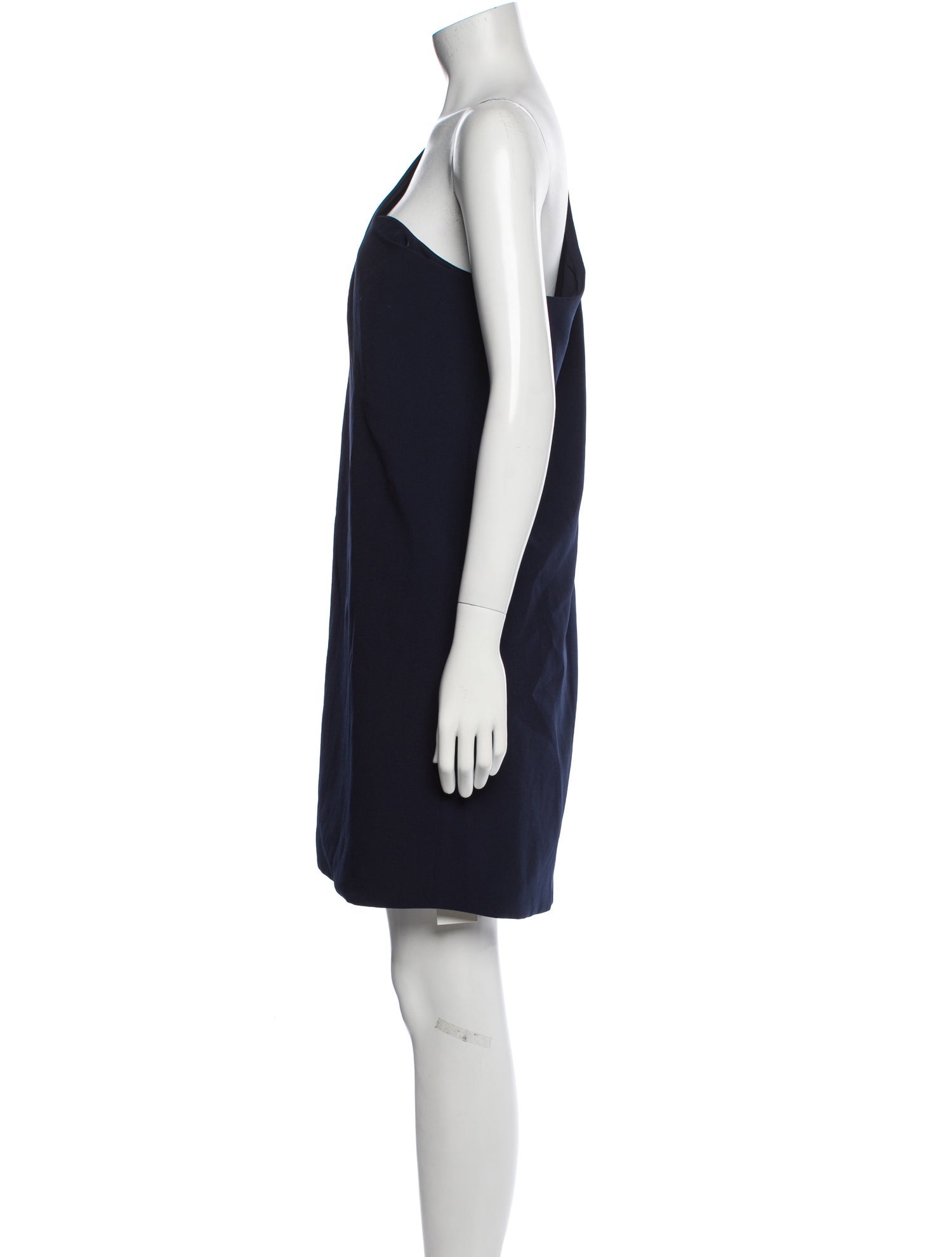 Halston One-Shoulder Mini Dress w/ Tags