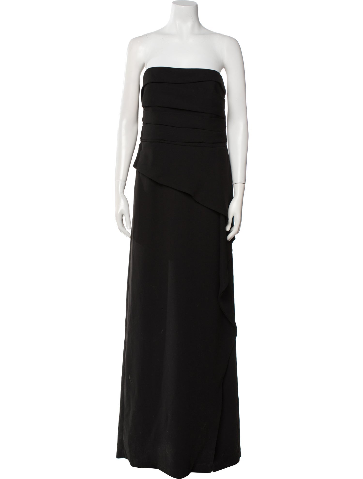 Halston Strapless Long Dress