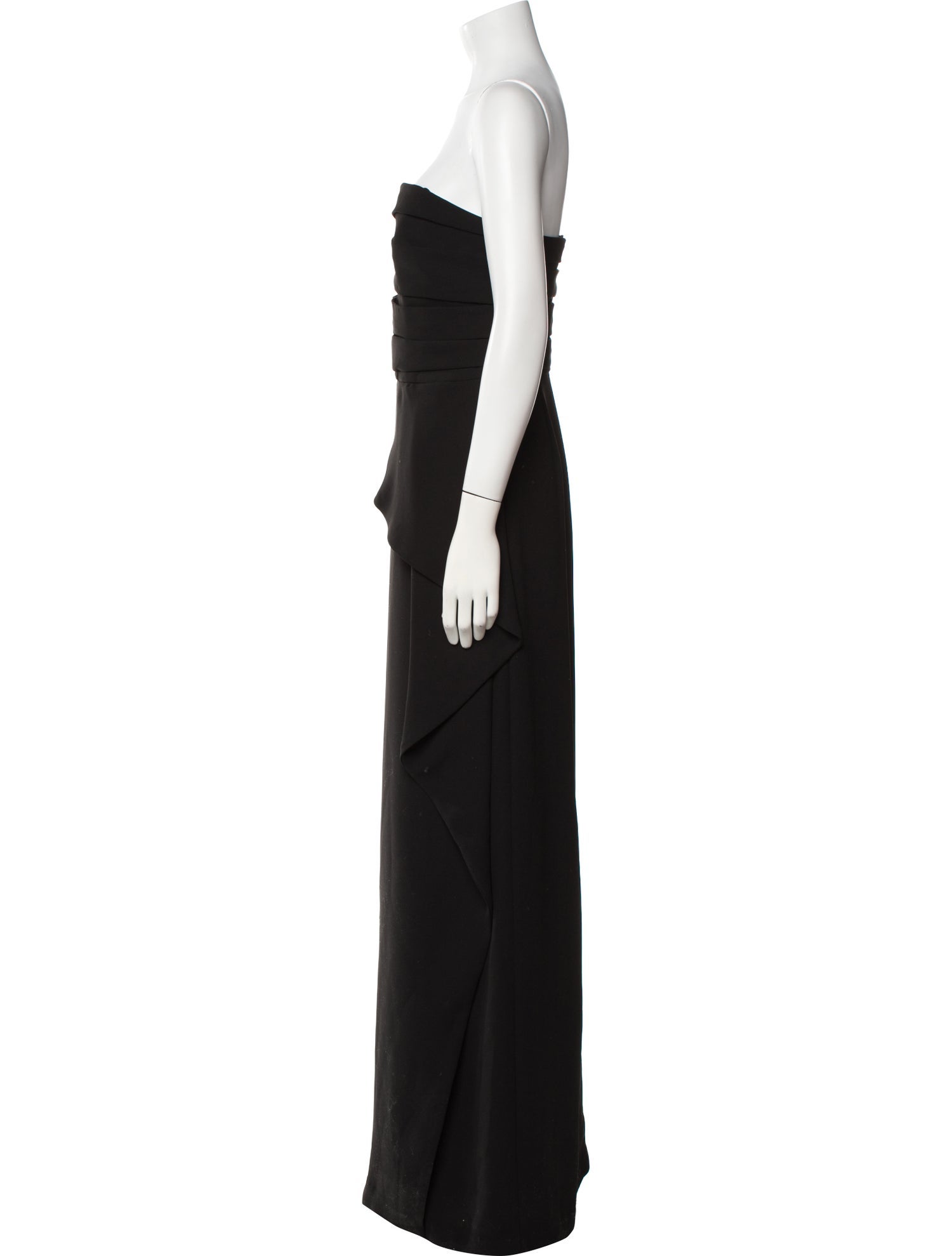 Halston Strapless Long Dress