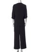 Halston V-Neck Jumpsuit