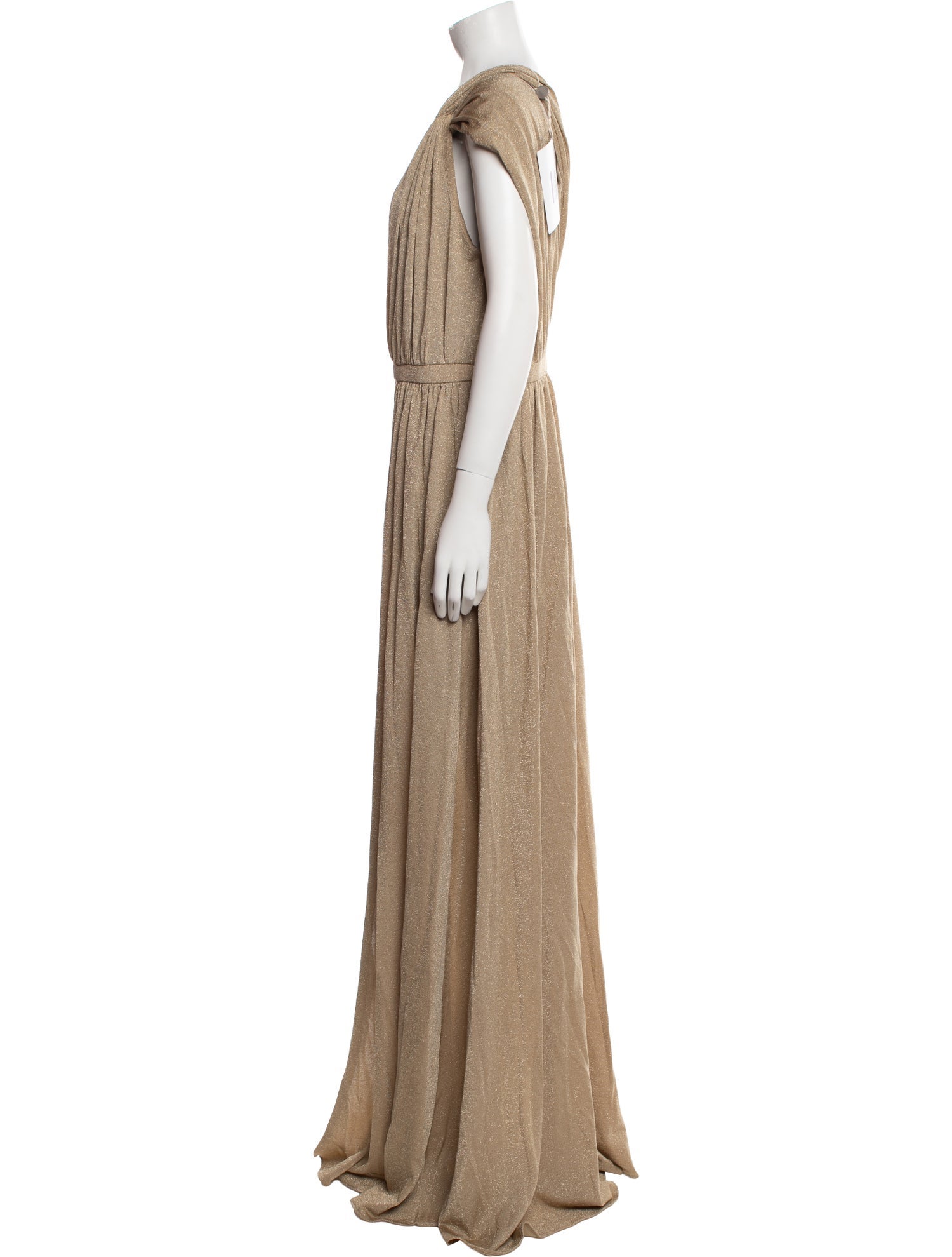 Halston One-Shoulder Jumpsuit