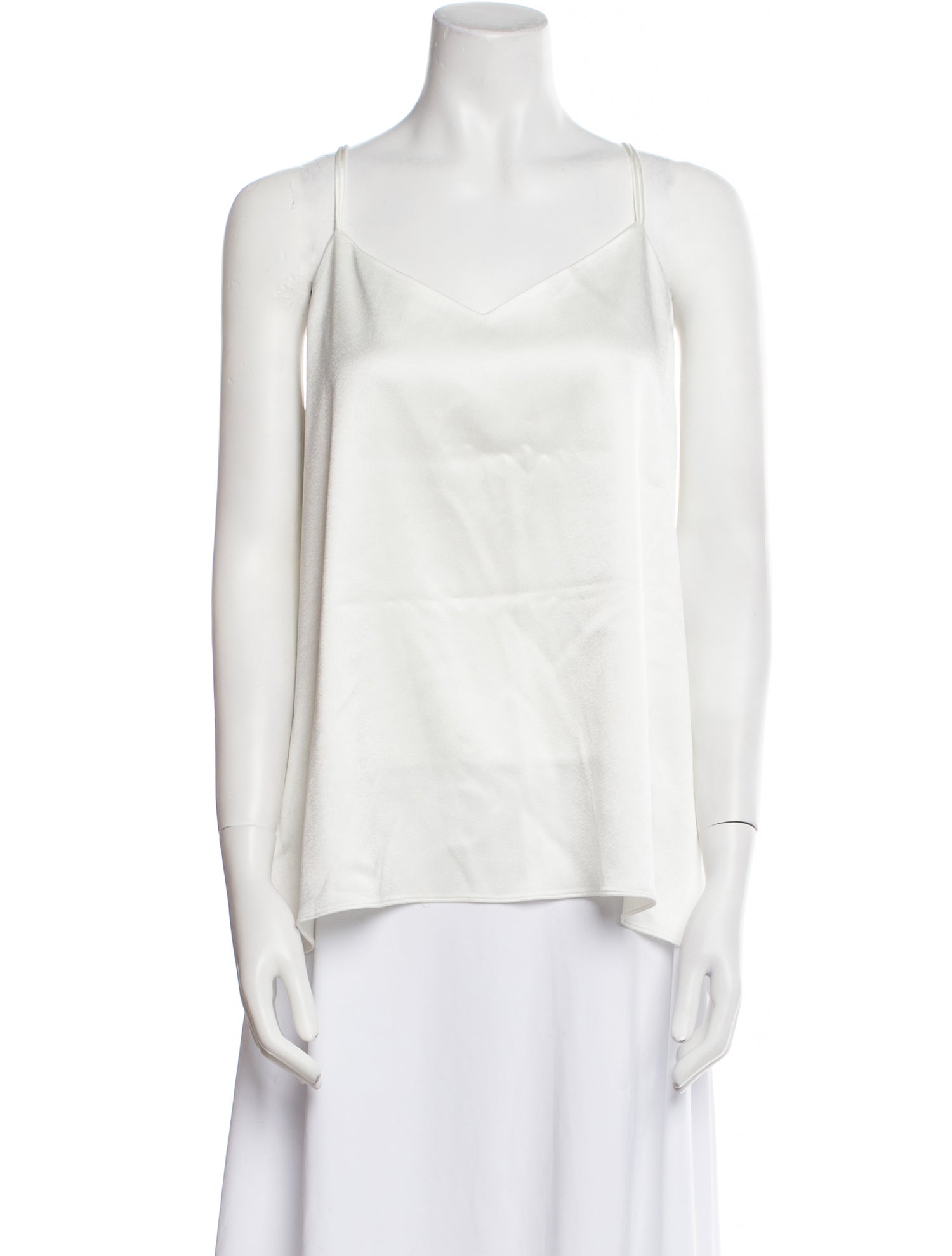 Halston V-Neck Sleeveless Top