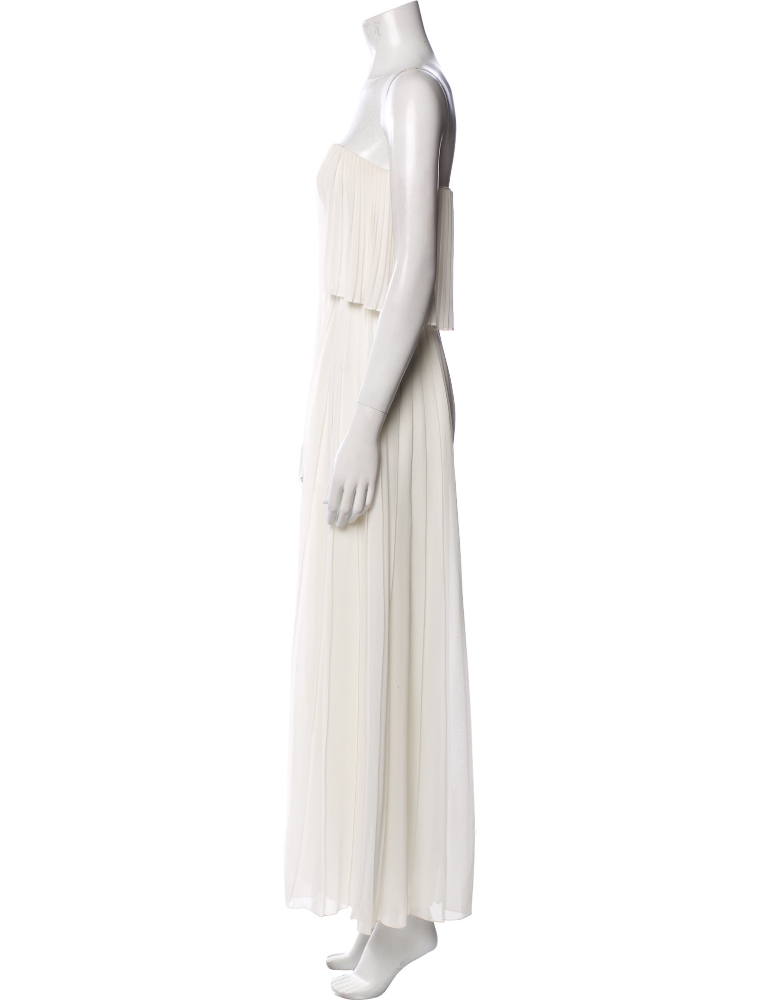 Halston Strapless Jumpsuit