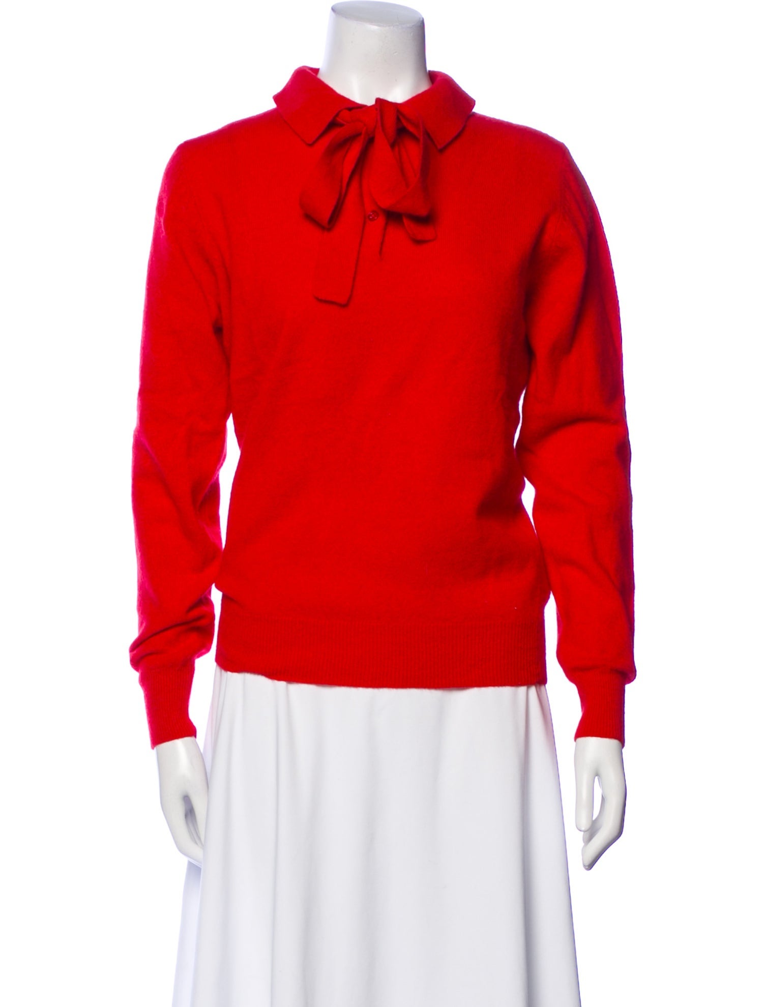 Halston Lambswool Crew Neck Sweater