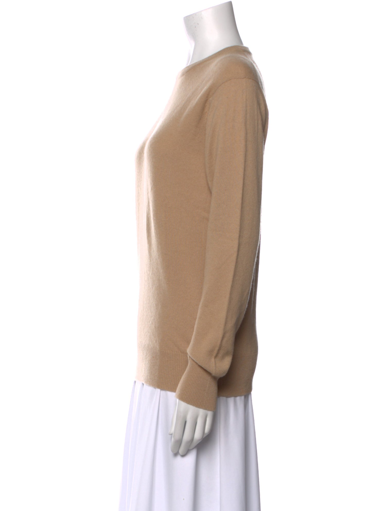 Halston Cashmere Crew Neck Sweater