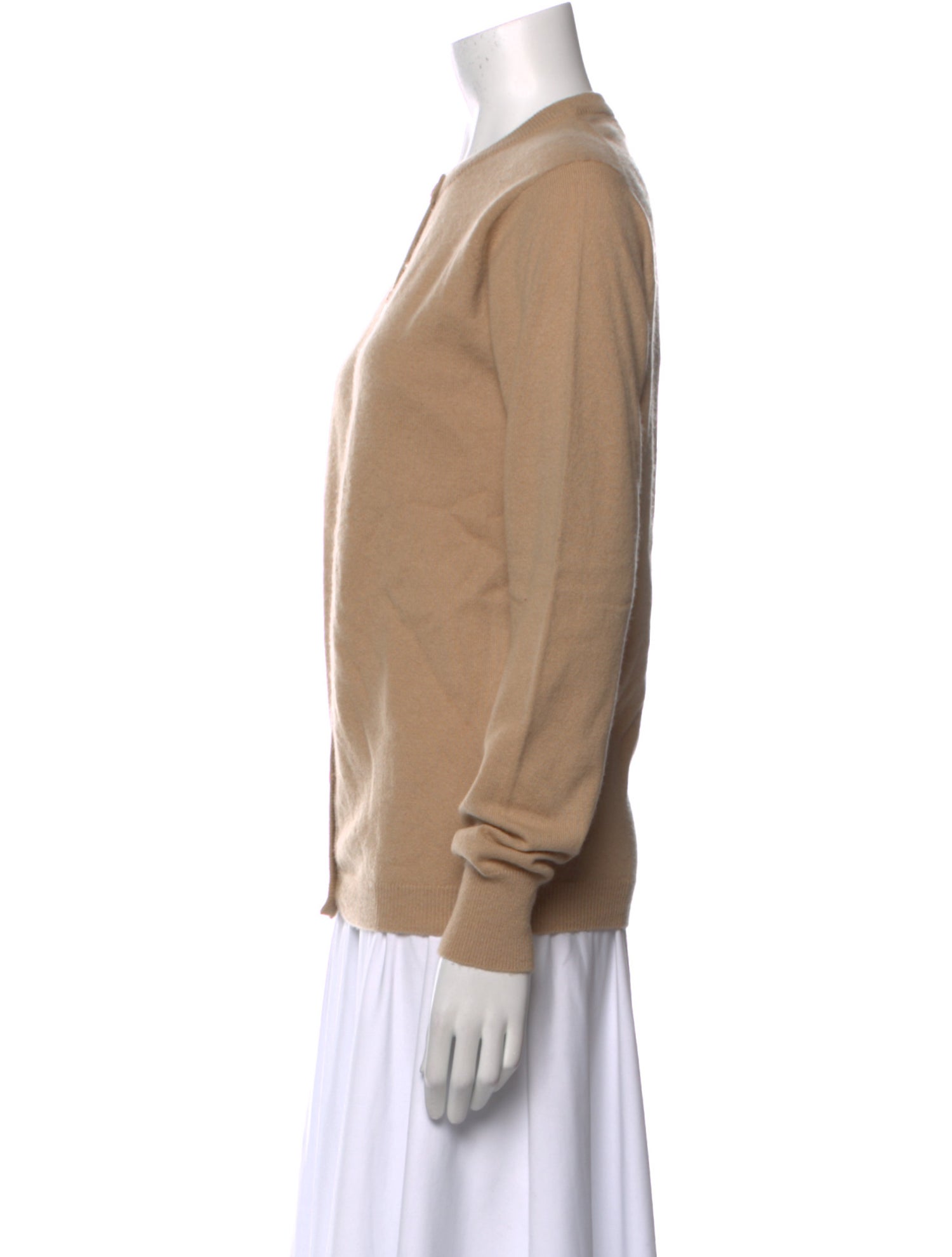 Halston Cashmere Crew Neck Sweater
