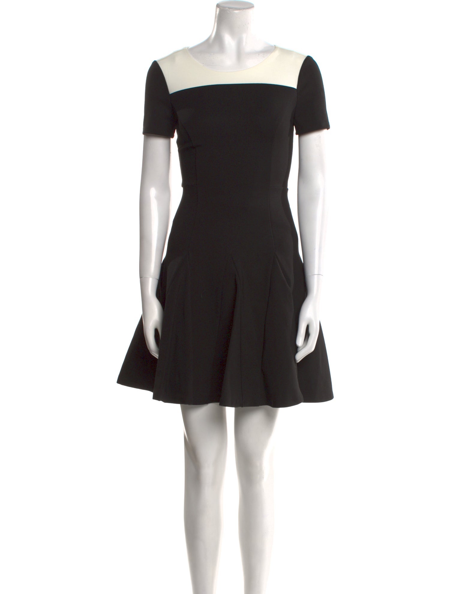 Halston Bateau Neckline Mini Dress w/ Tags