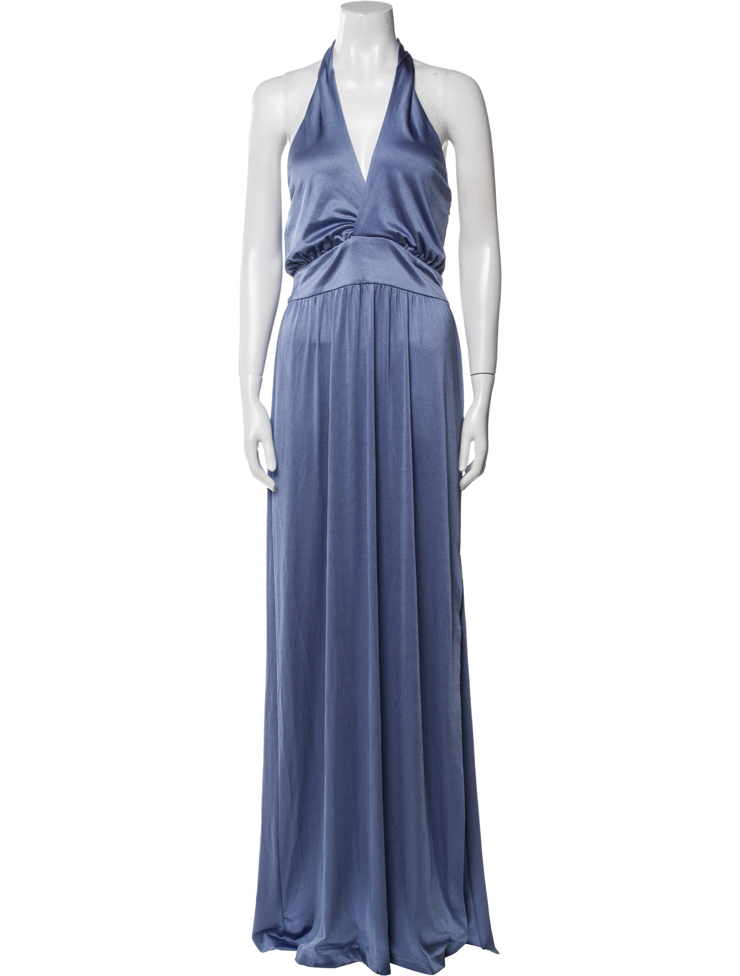 Halston Halterneck Long Dress