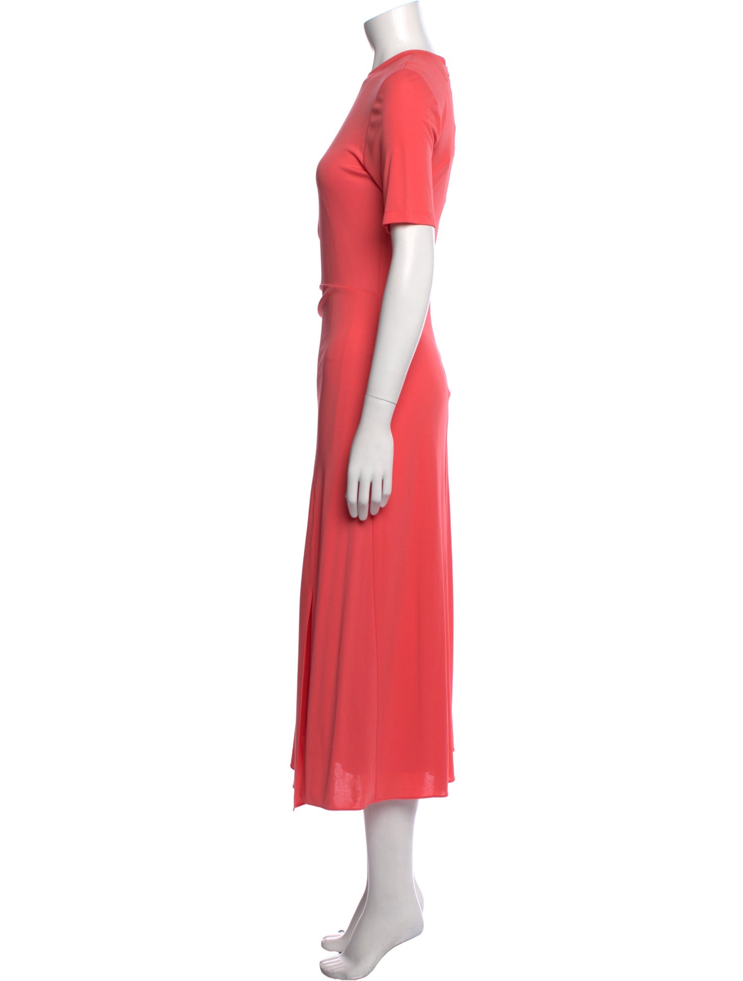 Halston Crew Neck Midi Length Dress w/ Tags