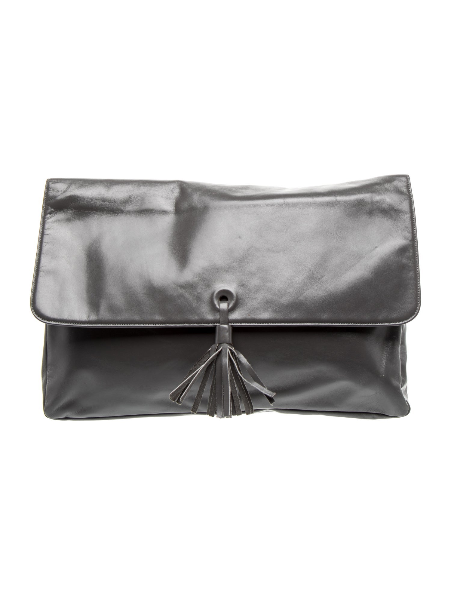 Halston Leather Clutch