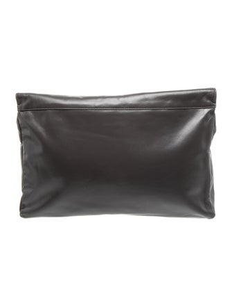 Halston Leather Clutch