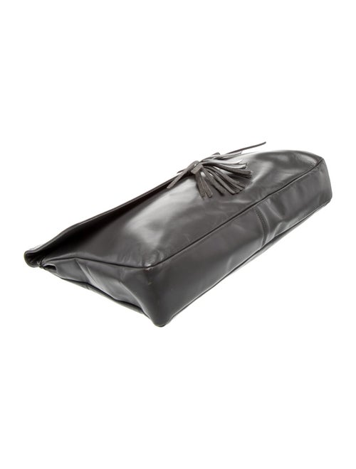 Halston Leather Clutch