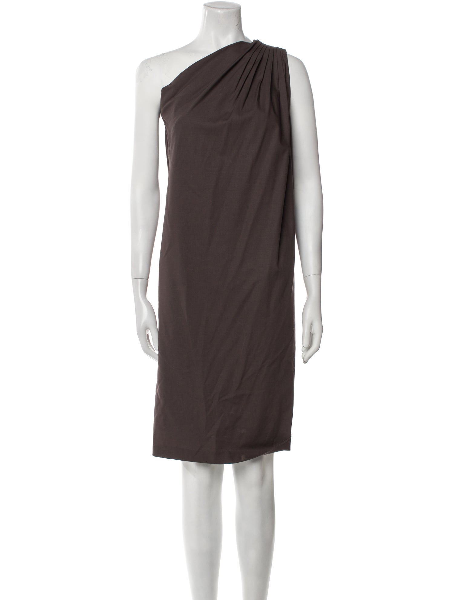 Halston Wool Knee-Length Dress
