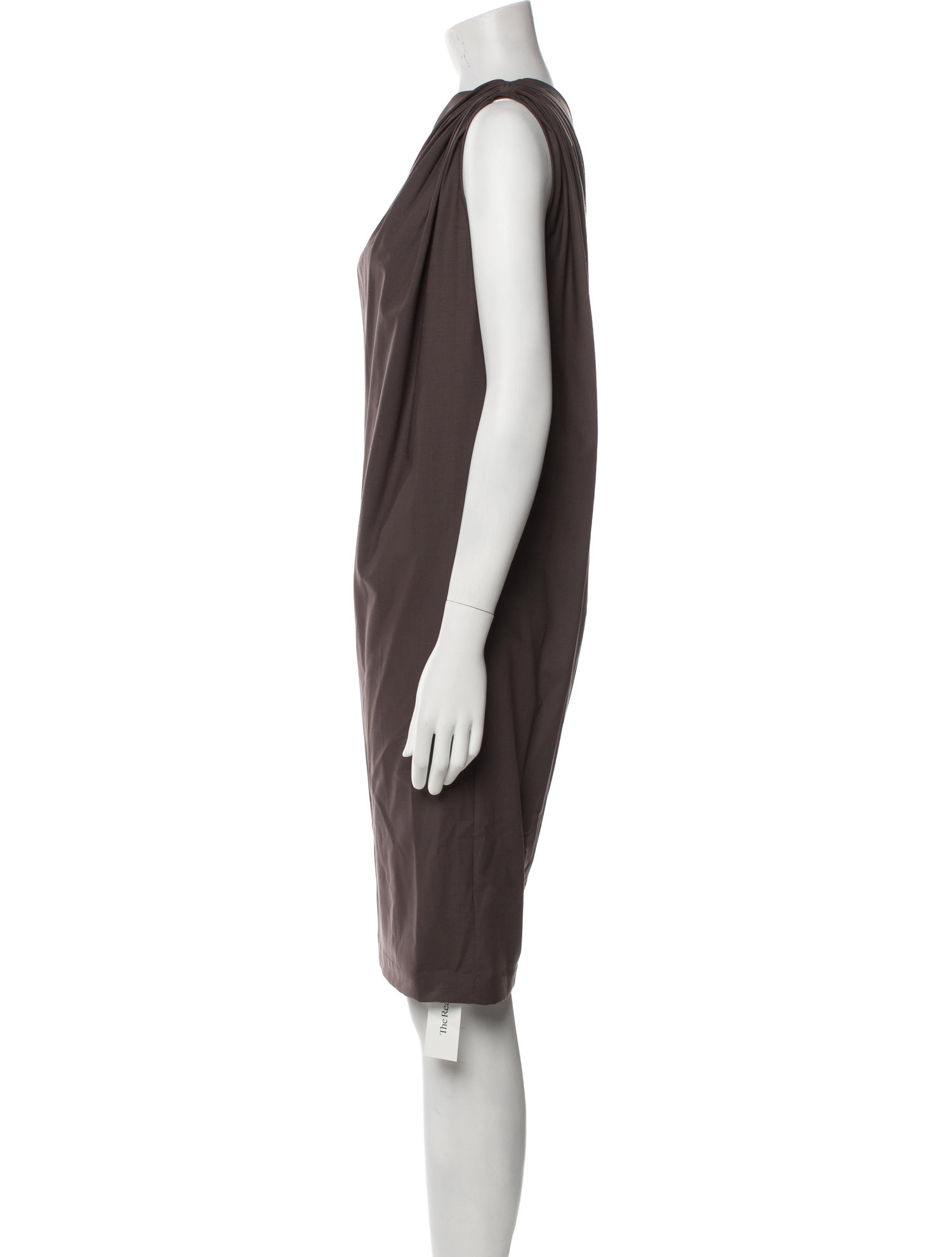 Halston Wool Knee-Length Dress