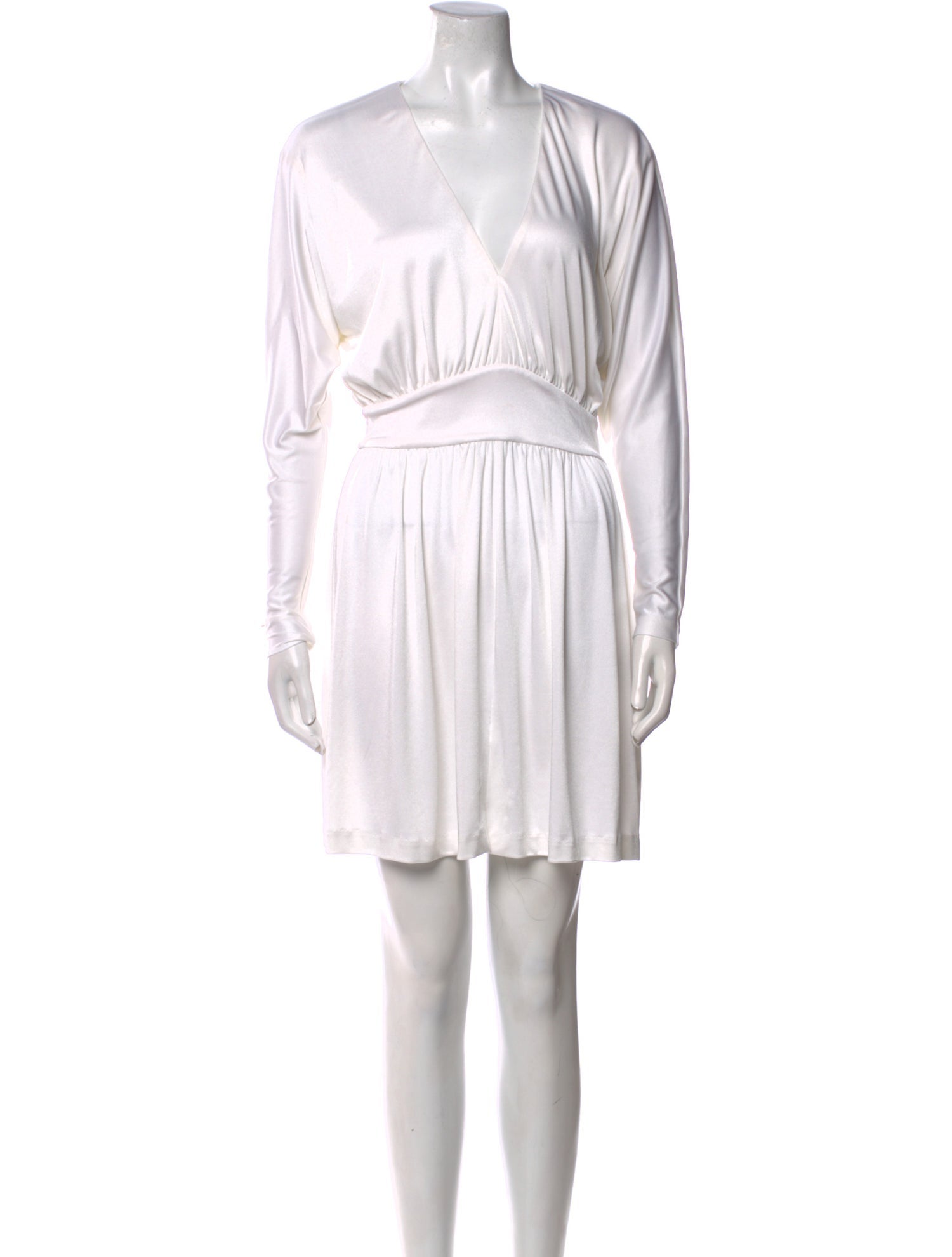 Halston V-Neck Knee-Length Dress