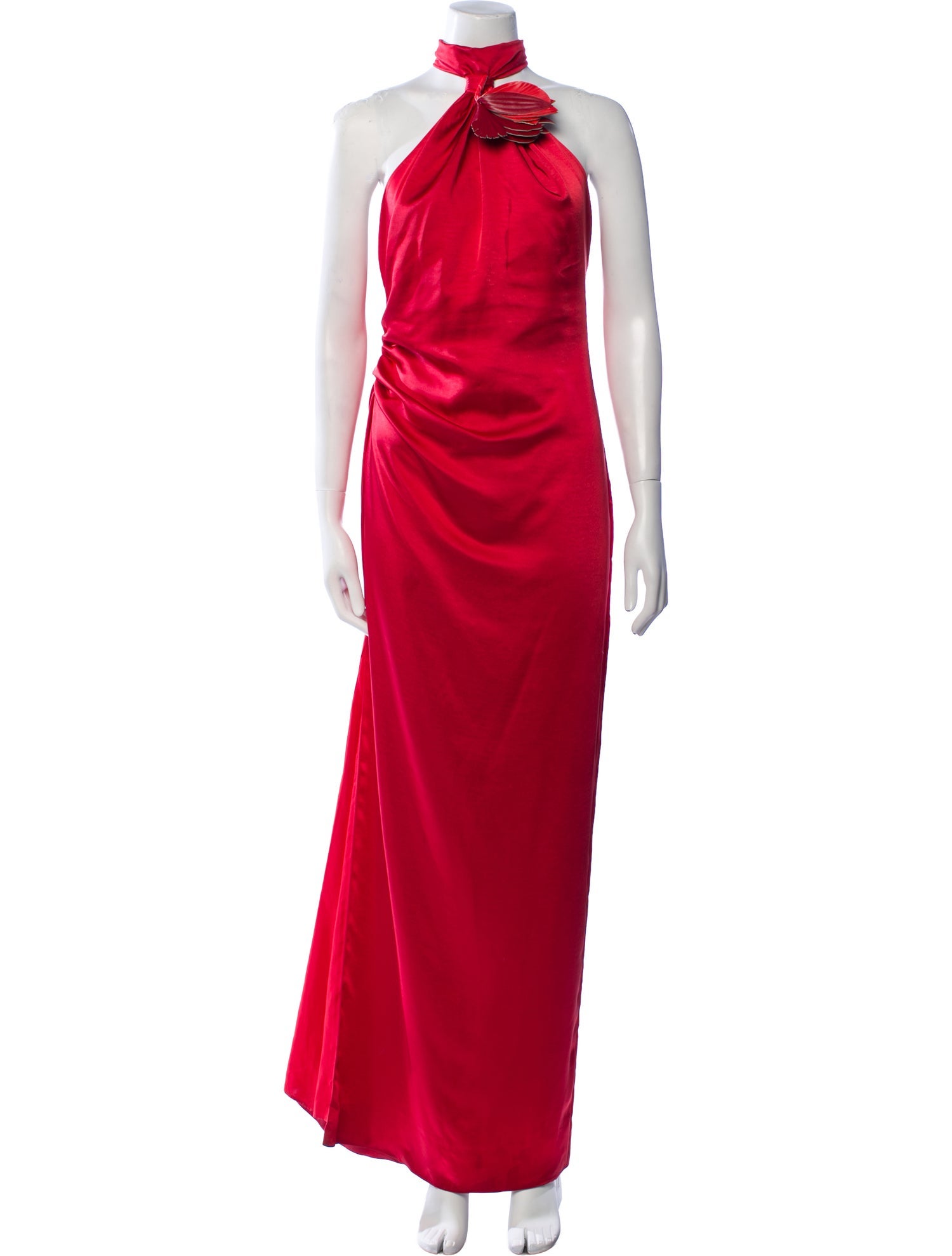Halston Halterneck Long Dress