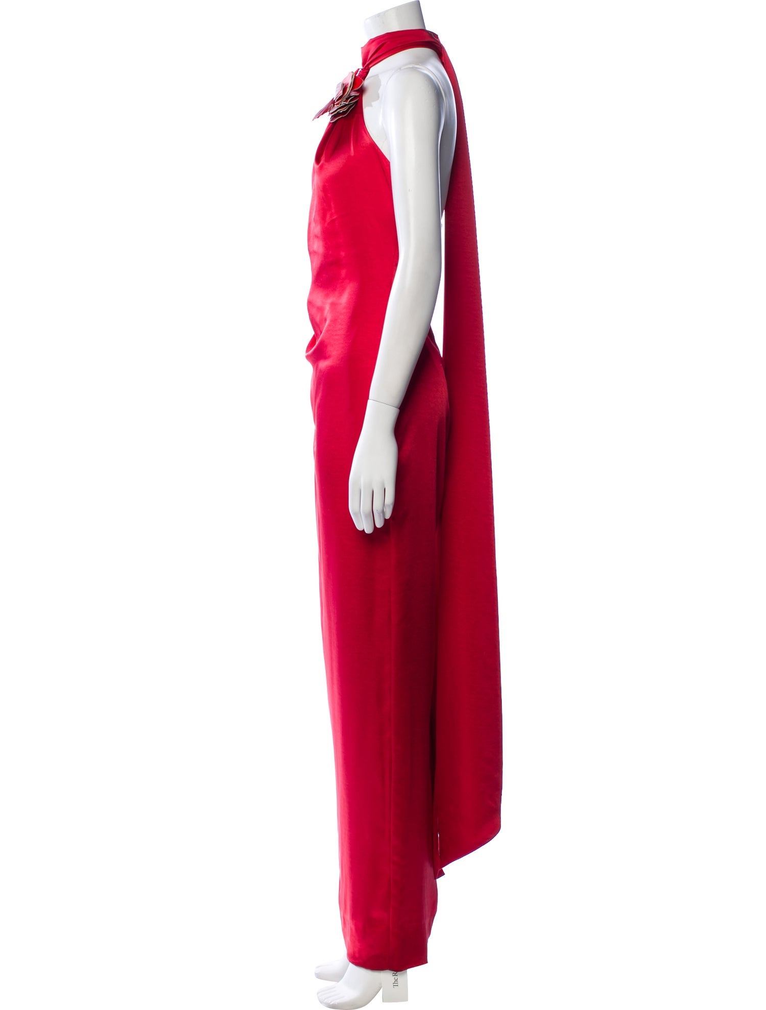 Halston Halterneck Long Dress