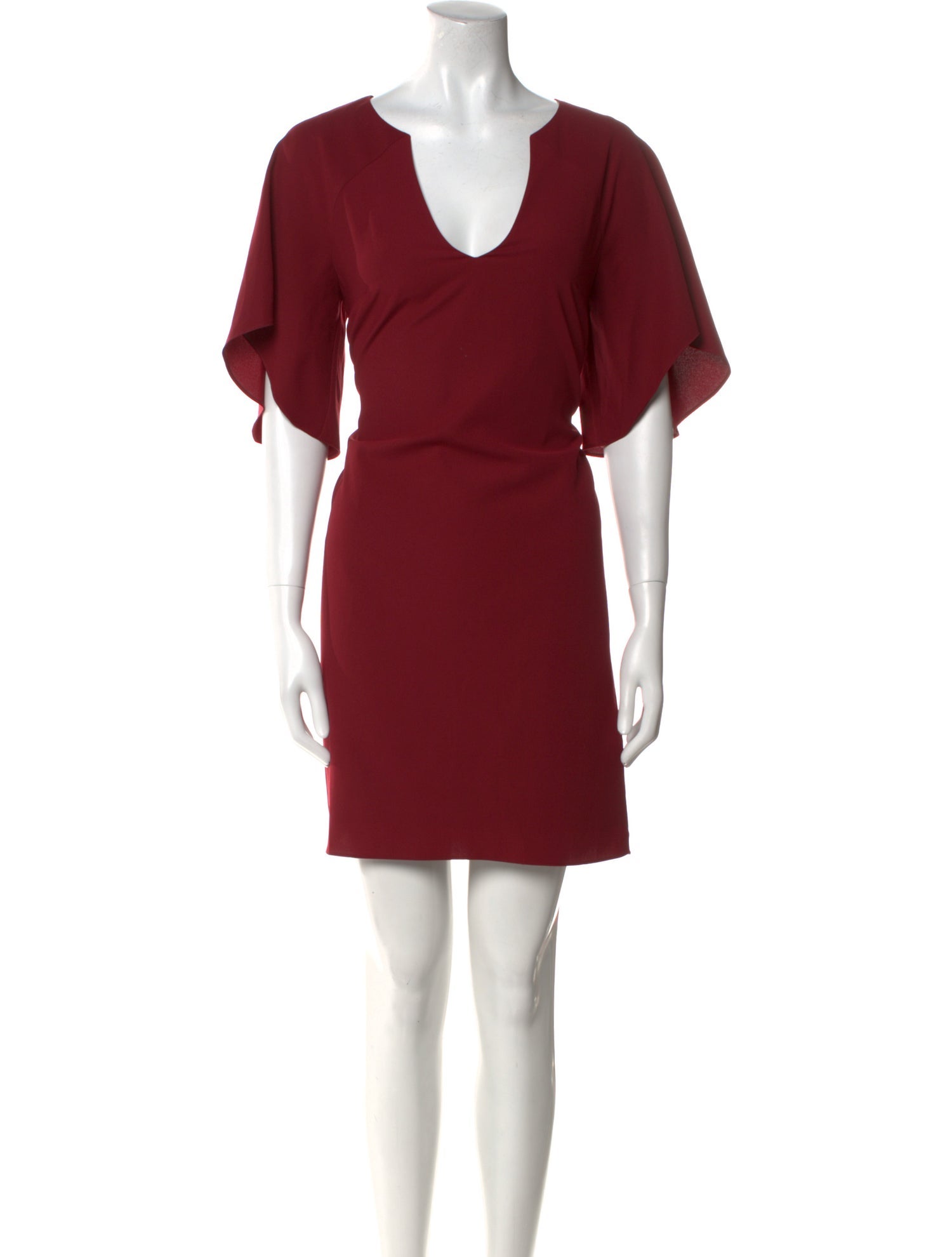 Halston Scoop Neck Mini Dress