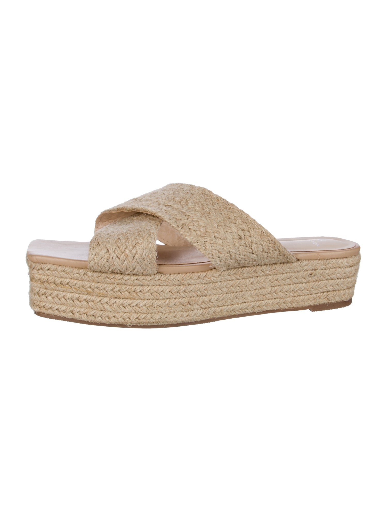 Halston Raffia Espadrilles