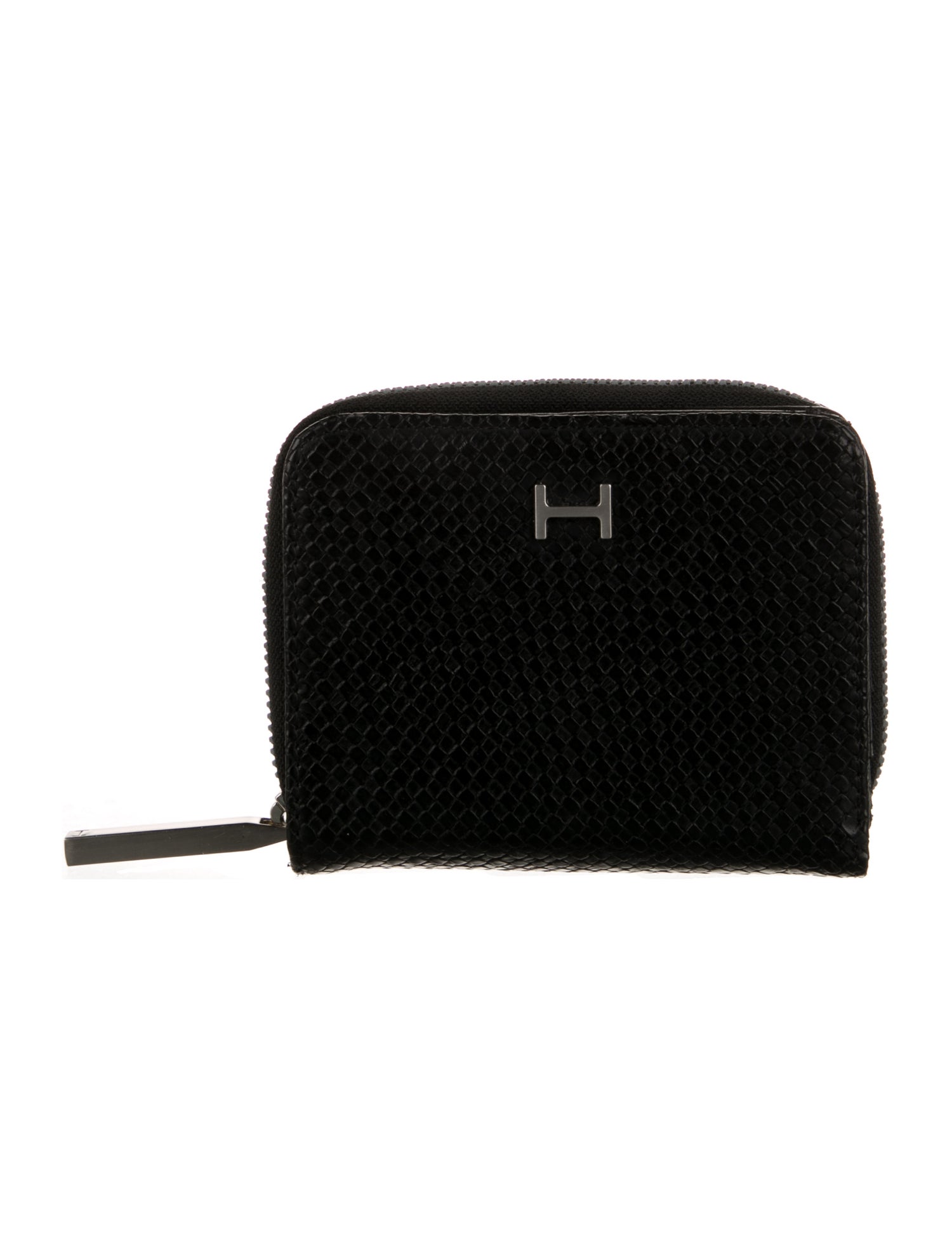 Halston Embossed Leather Wallet