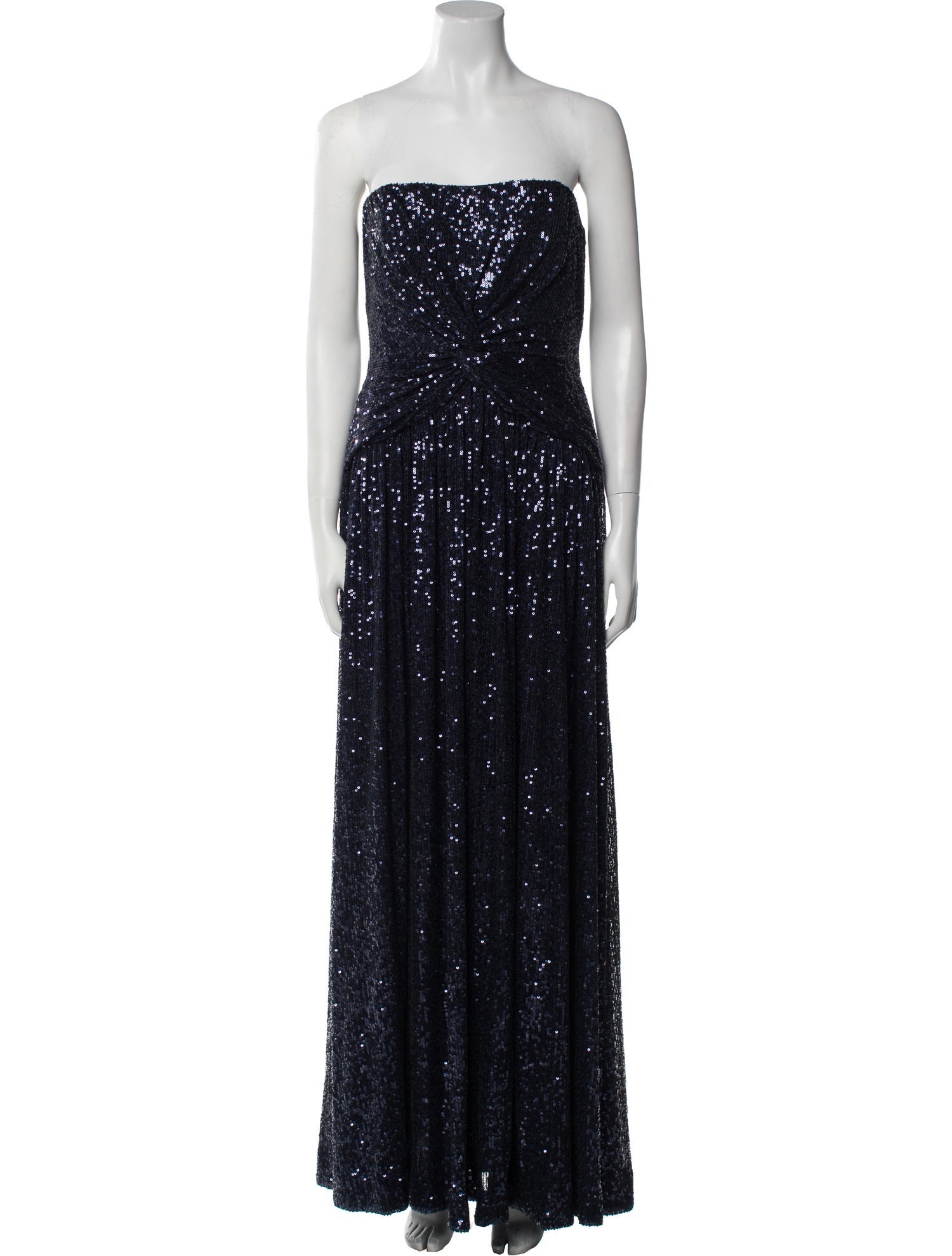 Halston Strapless Long Dress