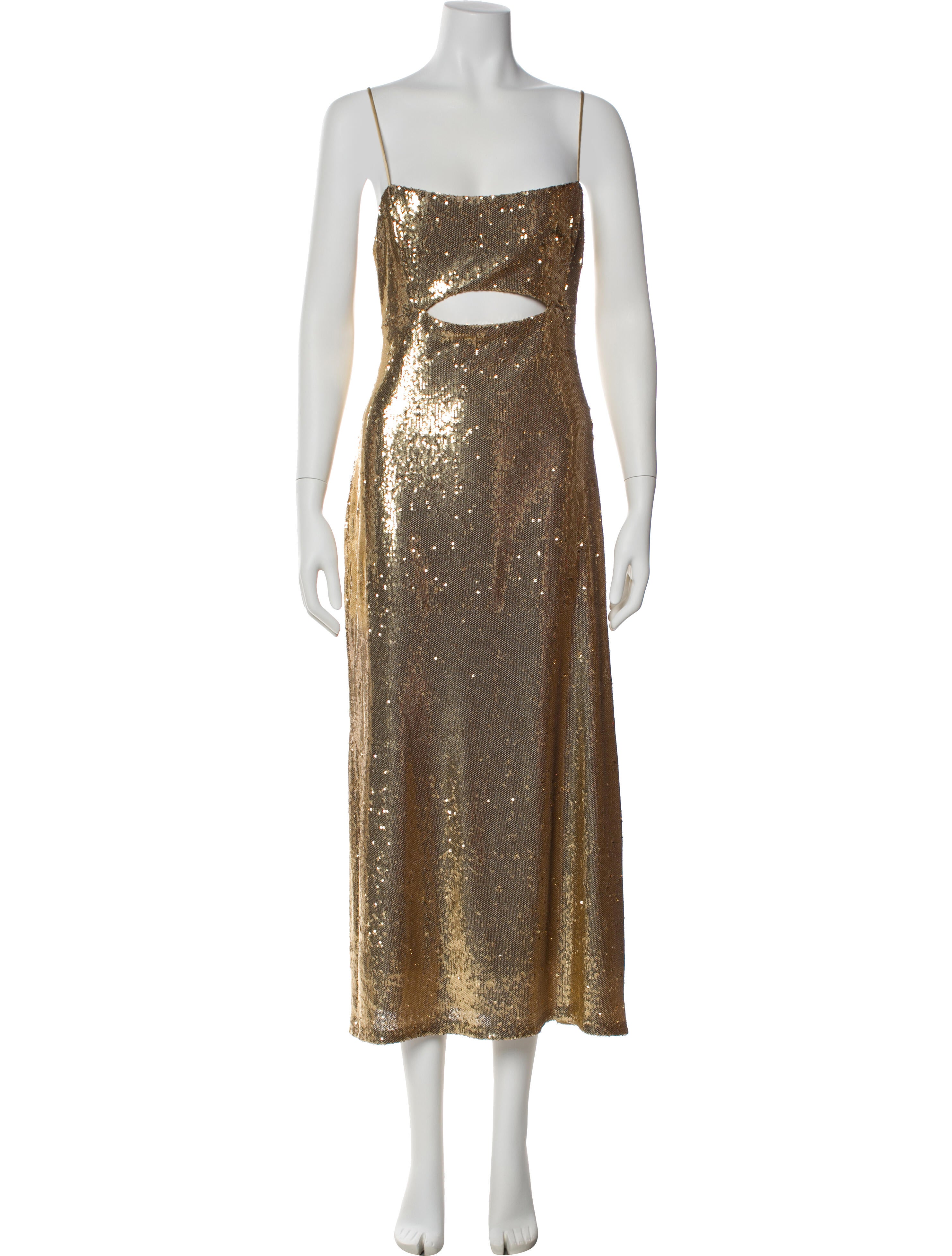 Halston Nylon Long Dress