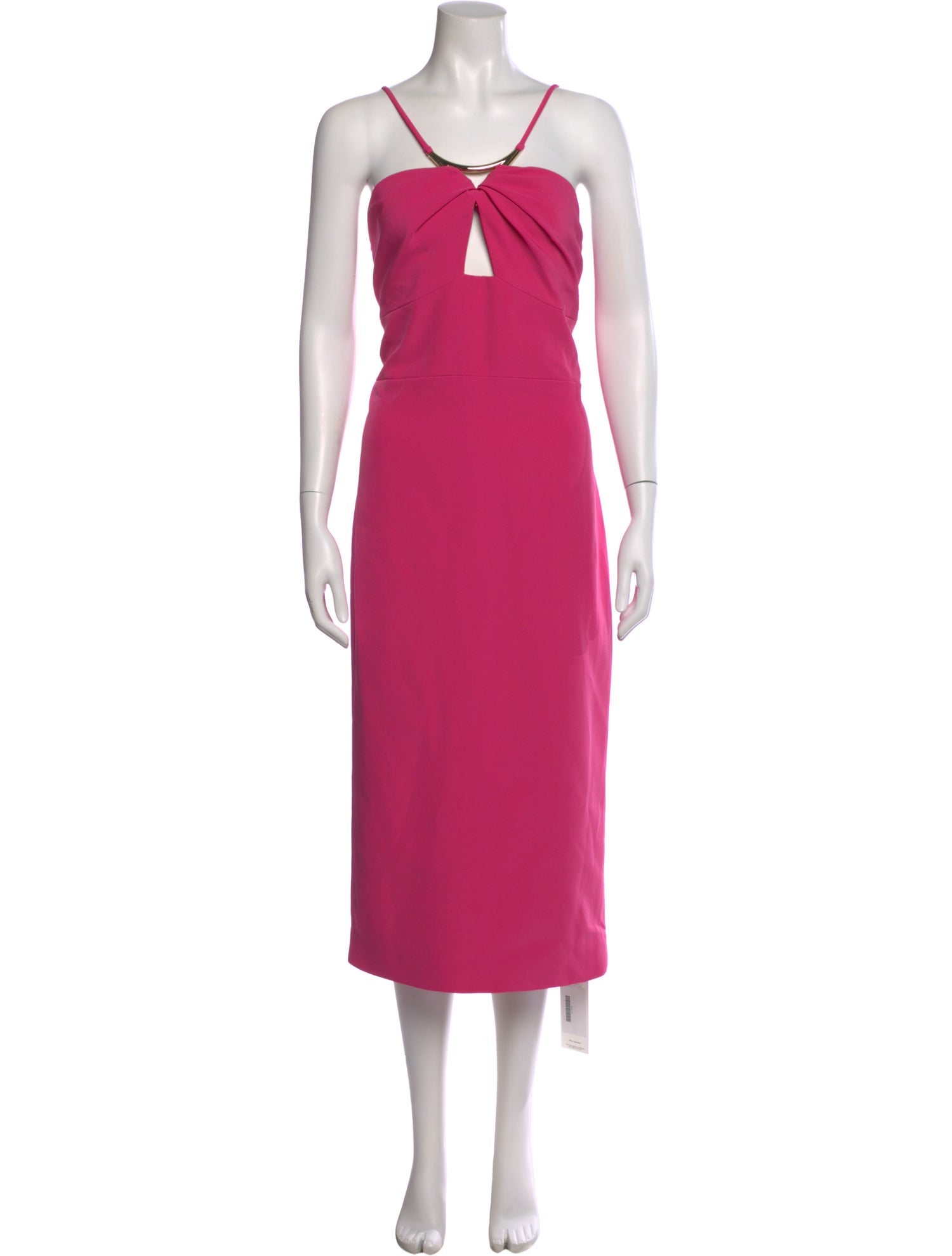Halston Halterneck Midi Length Dress w/ Tags