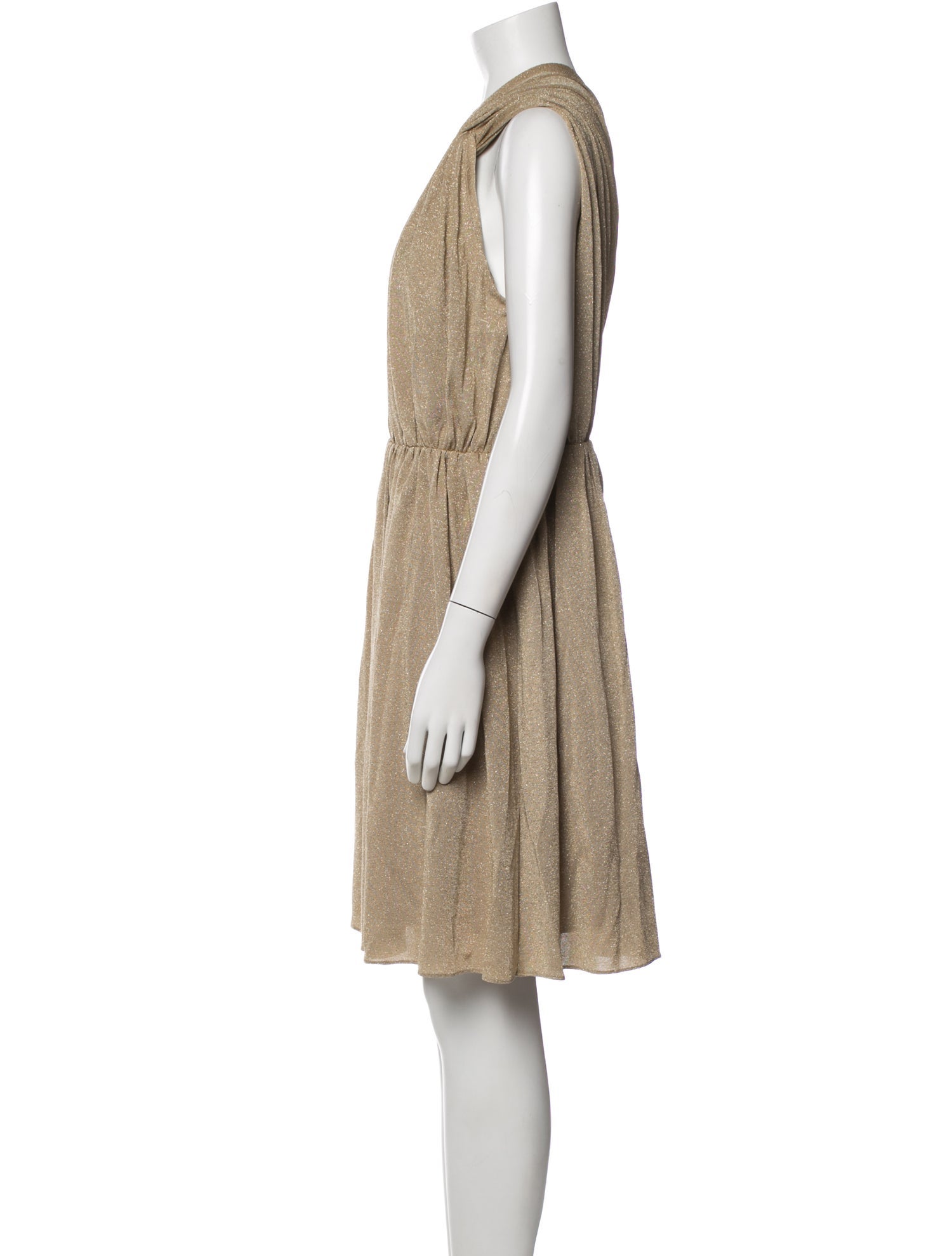 halston one shoulder mini dress Halston Heritage One-shoulder Layered Crepe Mini Dress In White