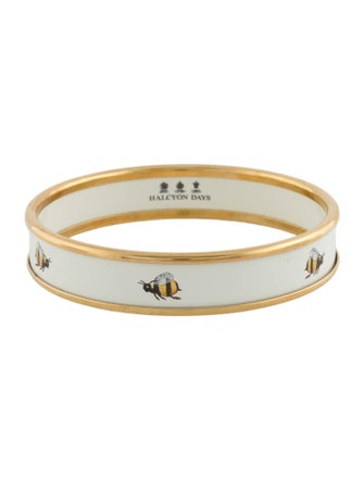 Halcyon Days Halcyon Days Enamel Bee Bangle