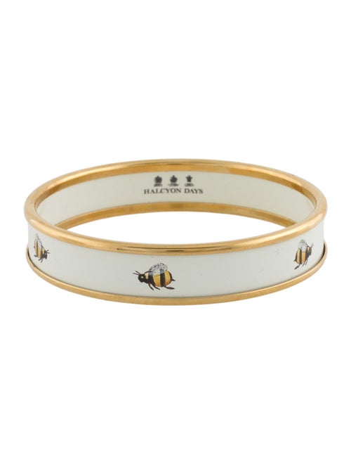 Halcyon Days Halcyon Days Enamel Bee Bangle