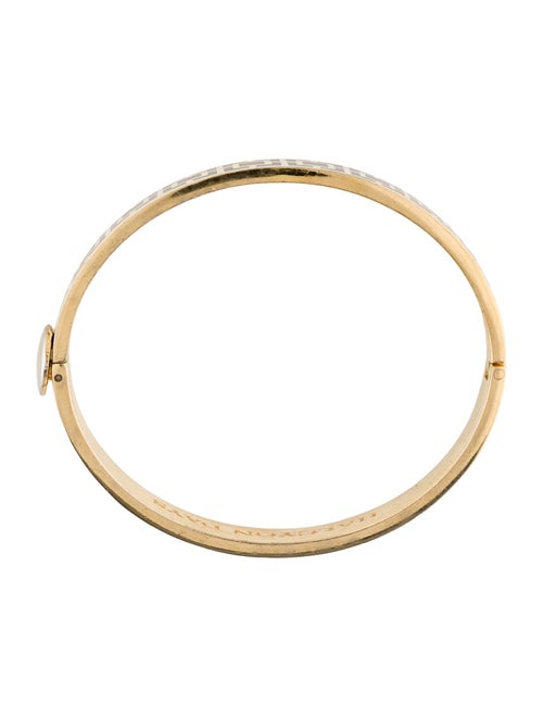 Halcyon Days Enamel Hinged Bangle Bracelet