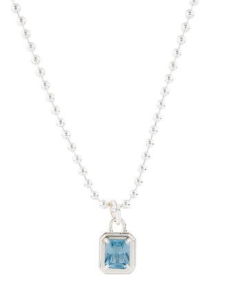 Hatton Labs Synthetic Spinel Solitaire Pendant Necklace