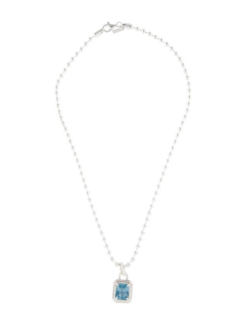 Hatton Labs Synthetic Spinel Solitaire Pendant Necklace