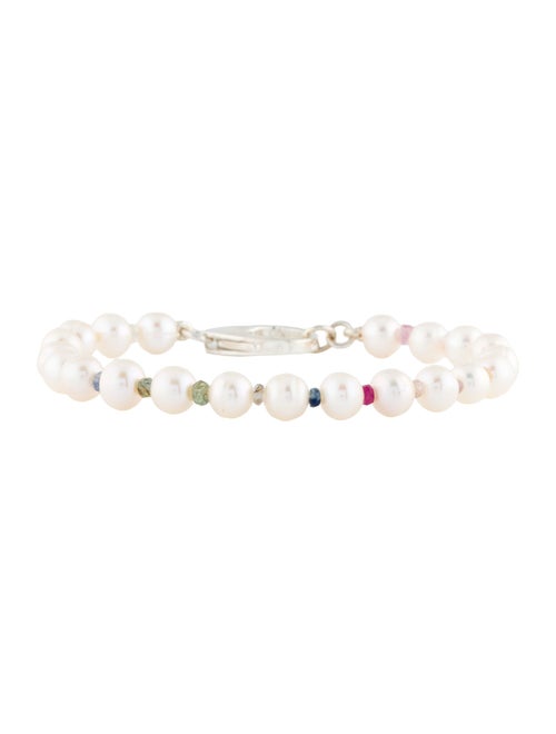 Hatton Labs Pearl & Crystal Rainbow Gradient Bracelet