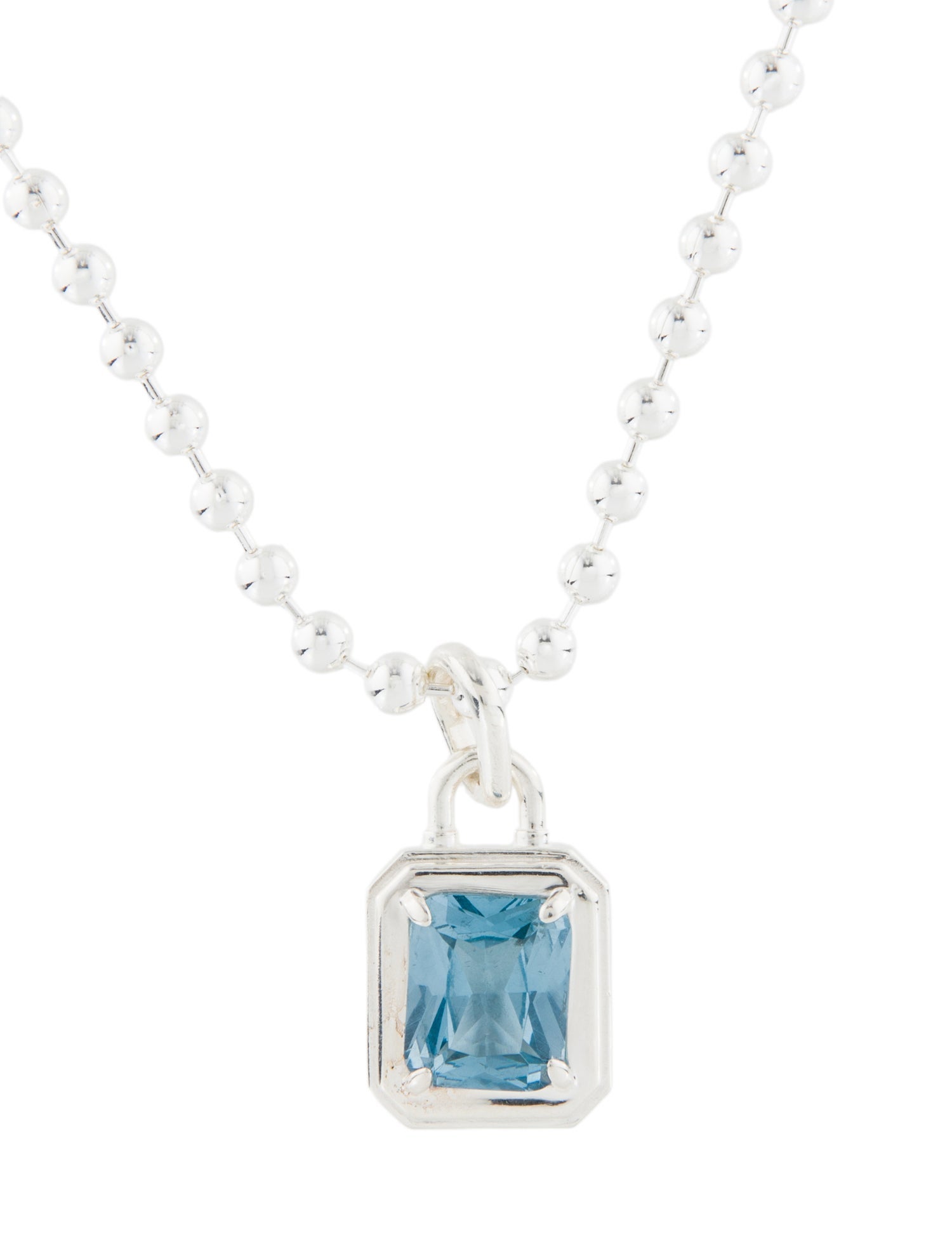 Hatton Labs Synthetic Spinel Solitaire Pendant Necklace
