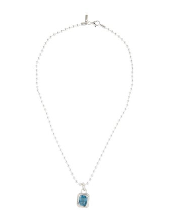 Hatton Labs Synthetic Spinel Solitaire Pendant Necklace