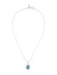 Hatton Labs Synthetic Spinel Solitaire Pendant Necklace
